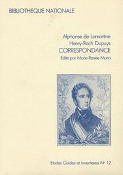 Correspondance Alphonse de Lamartine-Aymon de Virieu by Alphonse de Lamartine