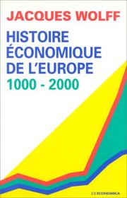 Cover of: Histoire économique de l'Europe: 1000-2000