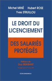 Cover of: Le droit du licenciement des salariés protégés