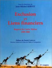 Cover of: Exclusion et liens financiers: rapport du Centre Walras, 1999-2000