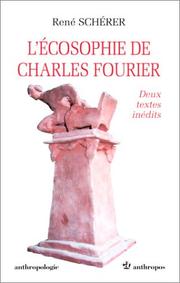 Cover of: L' écosophie de Charles Fourier: deux textes inédits