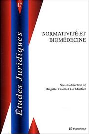 Front cover of Normativité et biomédecine by Unknown