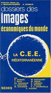 Cover of: La C.E.E. méditerranéenne