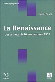 Cover of: L'europe de la renaissance