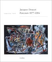 Cover of: Jacques Doucet: catalogue raisonné.