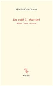 Cover of: Du café à l'éternité