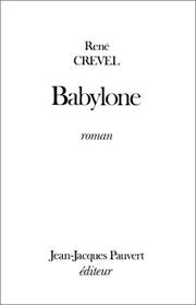 Cover of: Babylone by René Crevel
