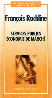 Cover of: Services publics, économie de marché