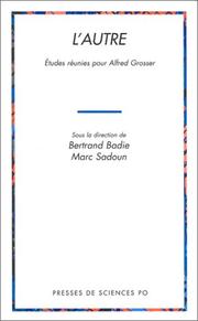 Cover of: L'autre: Etudes reunies pour Alfred Grosser