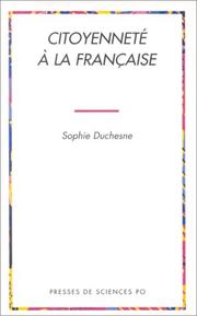 Cover of: Citoyenneté à la française