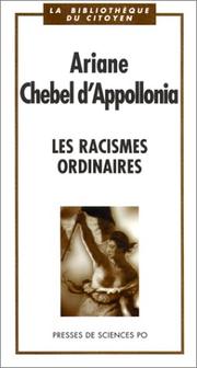 Cover of: Les  racismes ordinaires