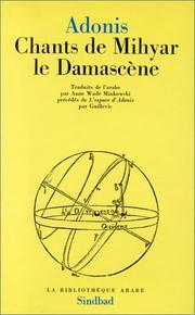 Cover of: Chants de Mihyar le Damascène