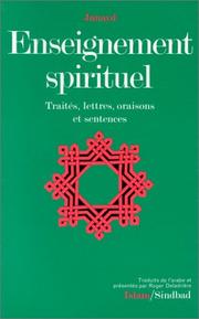 Cover of: Enseignement spirituel: traités, lettres, oraisons et sentences