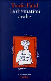 Cover of: La divination arabe by T. Fahd