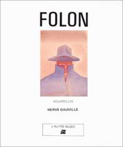 Cover of: Folon: aquarelles