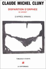 Cover of: Disparition d'Orphée, de Girodet