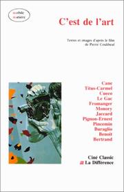 Cover of: C'est de l'art