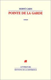 Cover of: Pointe de la Garde: roman