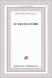 Cover of: Le grand leurre by Bernard Chouraqui