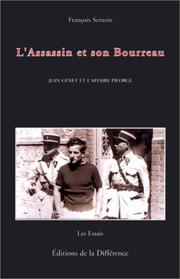 Cover of: L' assassin et son bourreau by François Sentein