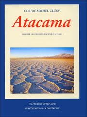 Cover of: Atacama by Claude Michel Cluny