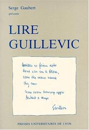 Cover of: Lire Guillevic