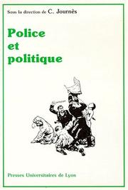 Cover of: Police et politique