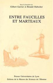 Cover of: Entre faucilles et marteaux: Pluriactivites et strategies paysannes
