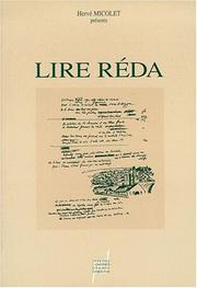 Cover of: Lire Réda by [présenté par] Hervé Micolet ; [avec Max Alhau ... et al.].