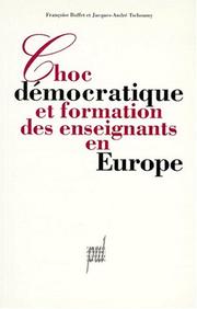 Cover of: Choc démocratique et formation des enseignants en Europe