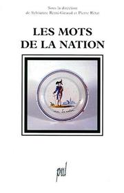Cover of: Les mots de la nation