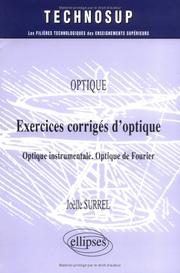Exercices corriges d'optique optique instrumentale optique de fourier