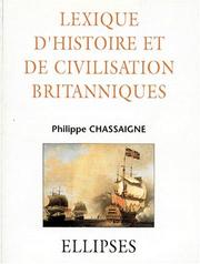 Cover of: Lexique d'histoire et de civilisation britanniques