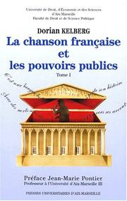 Cover of: La Chanson française et les pouvoirs publics