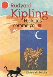 Histoires Comme Ca by Rudyard Kipling