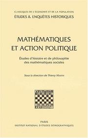 Mathematiques et action politique by Thierry Matin