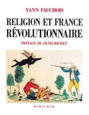 Cover of: Religion et France révolutionnaire