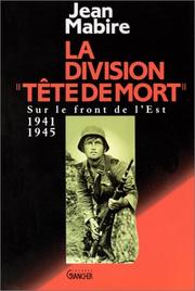 Cover of: La Division "Tête de mort" (Totenkopf)