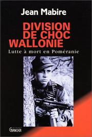 Division de choc Wallonie by Jean Mabire