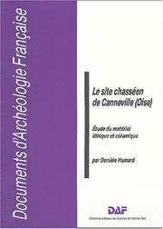 Cover of: Le site chasséen de Canneville, Oise by Danièle Hamard