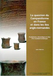 La question du campaniforme en France et dans les îles anglo-normandes by Laure Salanova