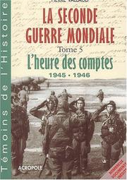 Cover of: La Seconde Guerre mondiale by Pierre Vallaud