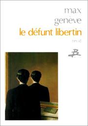Cover of: Le défunt libertin: récit