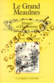 Cover of: Le Grand Meaulnes by [présenté par Daniel Leuwers].