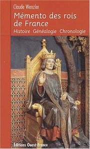 Cover of: Mémento des rois de France