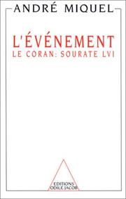 Cover of: L' événement by André Miquel