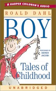 Cover of: Boy by Roald Dahl