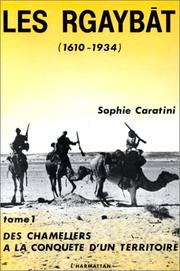 Cover of: Les Rgaybāt (1610-1934) by Sophie Caratini