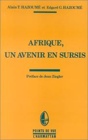 Cover of: Afrique, un avenir en sursis