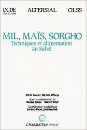 Cover of: Mil, maïs, sorgho by Denis Sautier